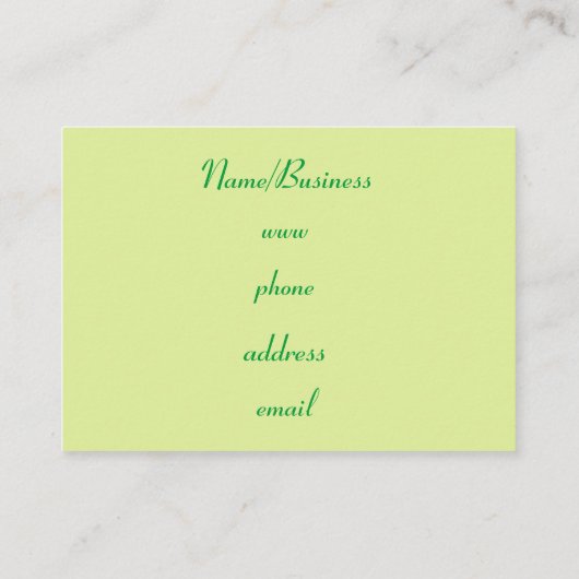 Retro dot Visitekaartje (Achterkant)