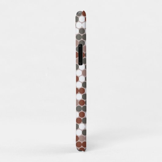 Retro dots Case-Mate iPhone case (Achterkant/rechts)