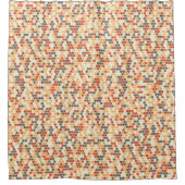 Retro dots douchegordijn (Voorkant)