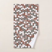 Retro dots handdoek (Handdoek)