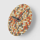 Retro dots ronde klok (Hoek)