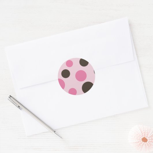 Retro Dots Stickers (Envelop)