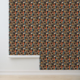Retro Dotty Pattern: een nostalgische knipoog naar Behang