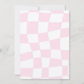 Retro Double Digits Patch Party Birthday Kaart (Achterkant)