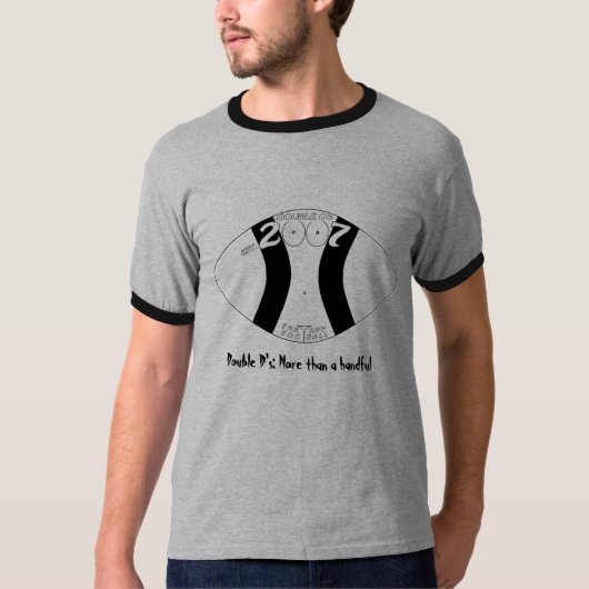 retro Double D's T-shirt (Voorkant)