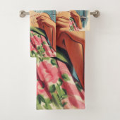 Retro Douche Pin Up Bad Handdoek (Insitu)
