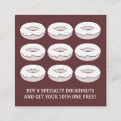 retro doughnut diamond loyalty punch (Voorkant)