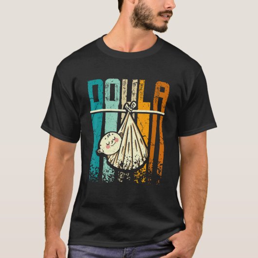 Retro Doula T-shirt (Voorkant)