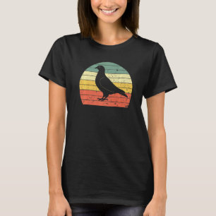Retro Dove Dove Silhouet Vogel 80s 90s T-shirt