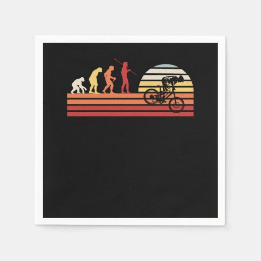 Retro Downhill Mountian Bike  MTB Biker Servet (Voorkant)