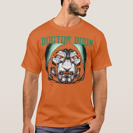 Retro Dr Doom T-shirt (Voorkant)