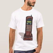 Retro draadloze telefoon Vintage 90s T-shirt (Voorkant)