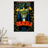 Retro Dracula Poster (Keuken)