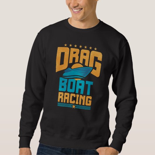 Retro Drag Boat Racing Trui (Voorkant)