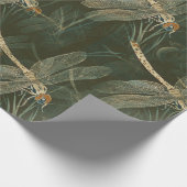 Retro Dragonflies Cadeaupapier (Hoek)