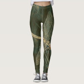 Retro Dragonflies Leggings (Voorkant)