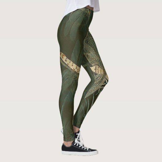 Retro Dragonflies Leggings (Rechts)