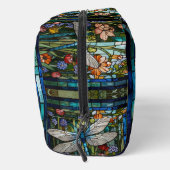 Retro Dragonfly kunst schilderij botanische boho Toilettasje (Rechts)