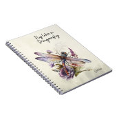 Retro Dragonfly Notitieboek (Rechterzijde)