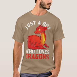 Retro Dragons Boy Dragon T-shirt