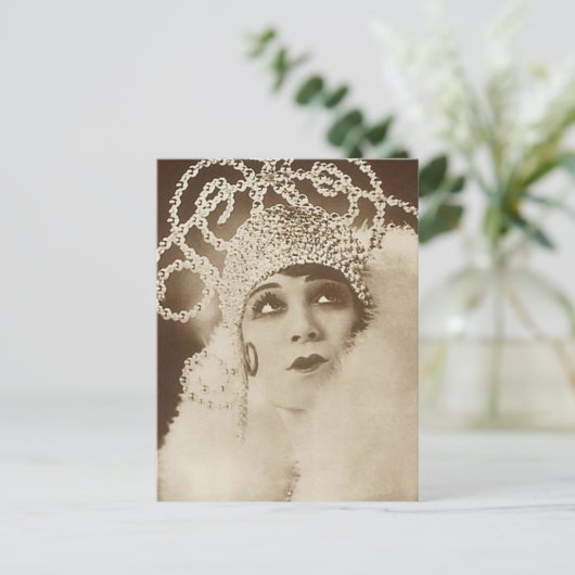 Retro Drama Briefkaart (Staand voorkant)