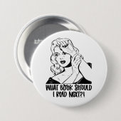 Retro Drama Lezer Meme Geliefhebber Ronde Button 7,6 Cm (Voorkant /achterkant)