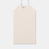 Retro Drawn Green Santa Claus Merry Christmas Cadeaulabel (Achterkant)