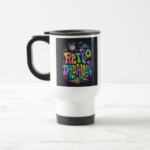 "Retro Dreamer" Reiskoffiemok. Reisbeker