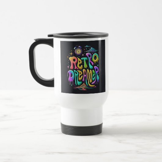 "Retro Dreamer" Reiskoffiemok. Reisbeker (Links)