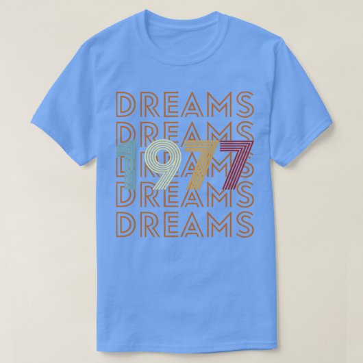 Retro Dreams 1977 T-shirt (Design voorkant)