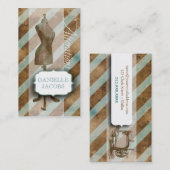  Retro Dress Form Verandering Card Visitekaartje (Voorkant / Achterkant)