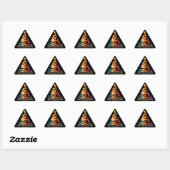 Retro Drie Zusters Veren Kajakken Sticker (Vel)