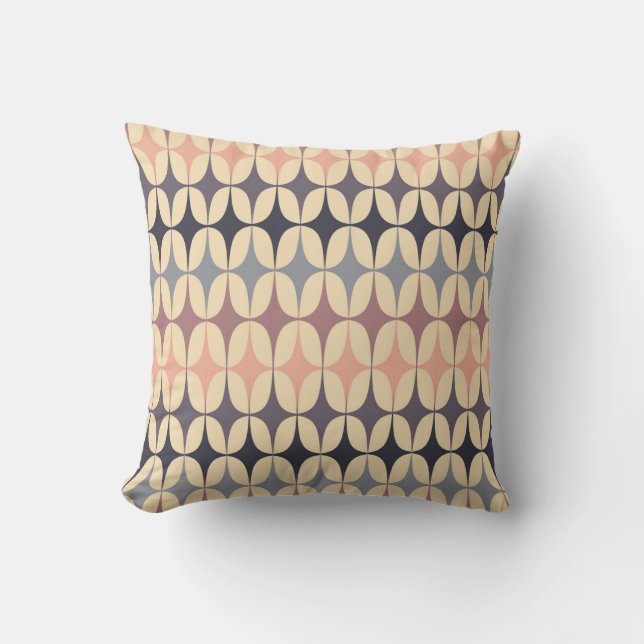 Retro driehoeken Abstract geometrisch patroon Kussen (Voorkant)