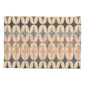 Retro driehoeken Abstract geometrisch patroon Kussensloop (Achterkant)