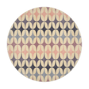 Retro driehoeken Abstract geometrisch patroon Snijplank