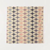 Retro driehoeken Abstract geometrisch patroon Wandkleed (Voorkant (horizontaal))