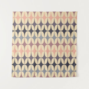 Retro driehoeken Abstract geometrisch patroon Wandkleed