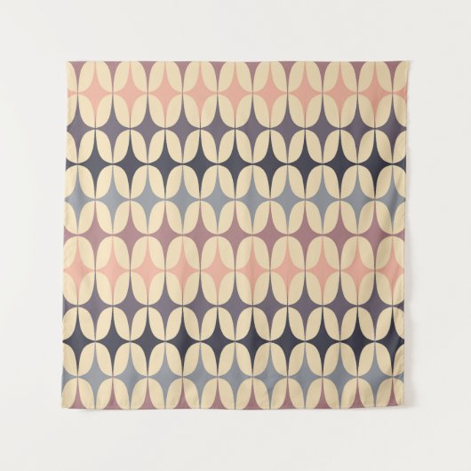 Retro driehoeken Abstract geometrisch patroon Wandkleed (Voorkant)