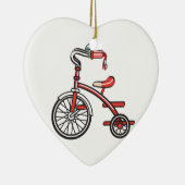 retro-driewieler keramisch ornament (Rechts)