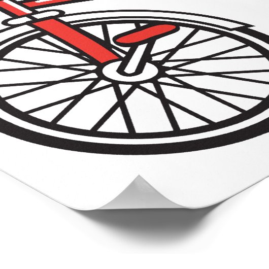 retro-driewieler poster (Hoek)