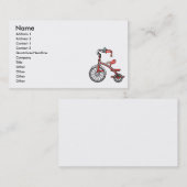 retro-driewieler visitekaartje (Voorkant / Achterkant)