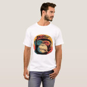 Retro Drifter Monkey Streetwear Design T-shirt (Voorkant volledig)