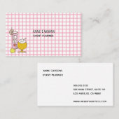 Retro Drink Simple Visitekaartje (Voorkant / Achterkant)