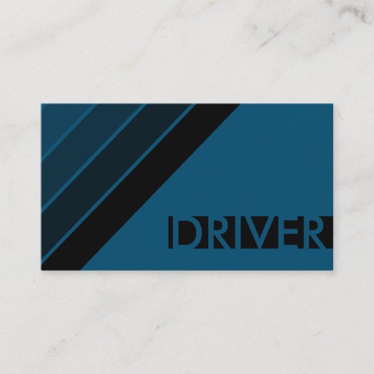 retro DRIVER Visitekaartje (Voorkant)