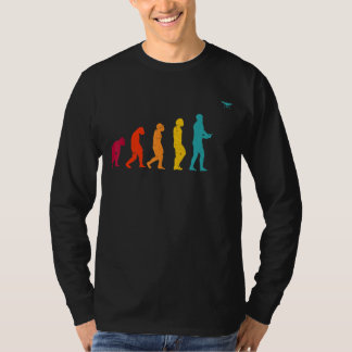 Retro Drone Evolution Drone Pilot Hobby Drone T-shirt