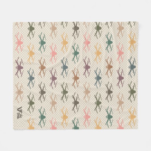 Retro Drone Racing Deken Gift (Voorkant (Horizontaal))