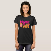 Retro Dronken in Love Bruid T-shirt (Voorkant volledig)