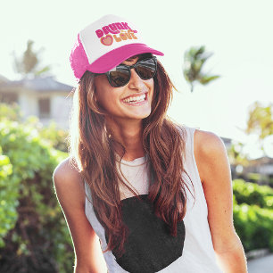 Retro Dronken in Love Bruid Trucker Pet