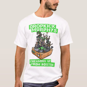 Retro Droptrap Murphys stroomt uit Boston 20 op T-shirt