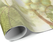 Retro druivenpatroon wijnliefhebbers cadeaupapier (Rol Hoek)